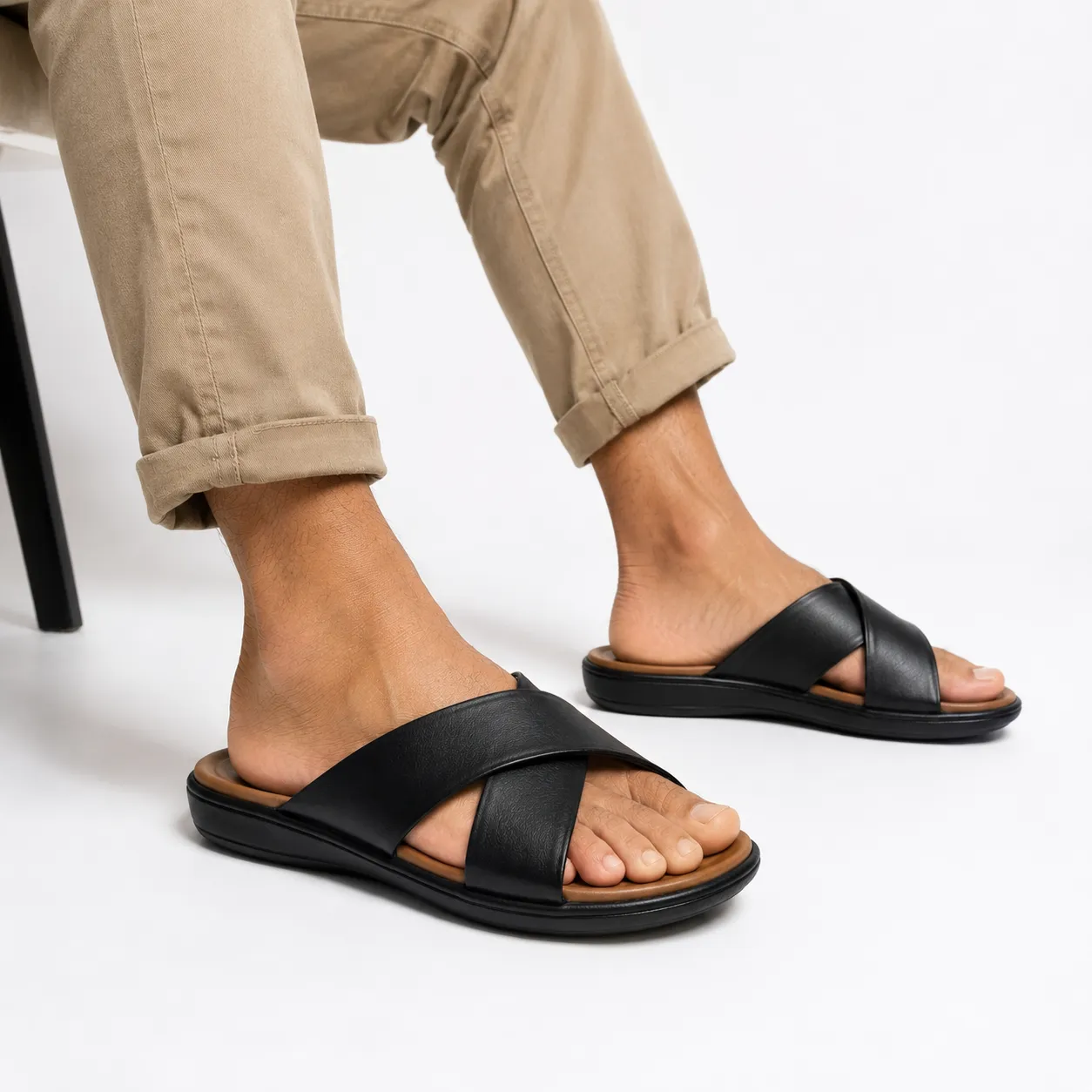 Sanadale eva pour homme 230 noir cuir miniature